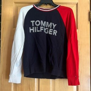 Red, white and blue Tommy Hilfiger crew neck